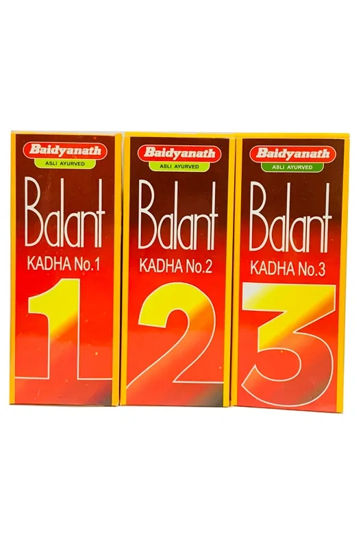 Baidyanath Jhansi Balant Kadha Combo Pack No-1 2 3 600ml Post Delivery Blood Circulation-B61-1