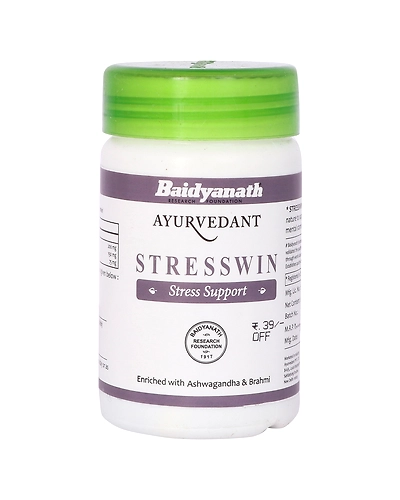 Baidyanath Ayurvedant Stresswin-60 CAP-1