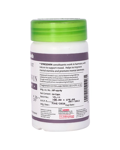 Baidyanath Ayurvedant Stresswin-60 CAP-3
