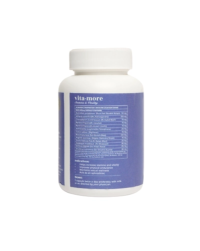 Baidyanath Ayurvedant Vita-More For Stamina &amp; Vitality-60 CAP-2