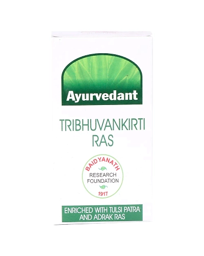 Baidyanath Ayurvedant TribhuvanKirti Ras Useful High Fever Inflammatory-B174-1