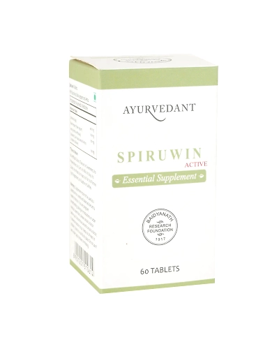 Baidyanath Ayurvedant Spiruwin Active Essential Supplement-60 TAB-1