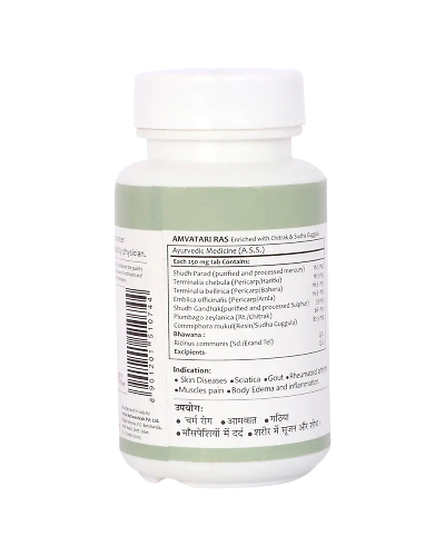 Baidyanath Ayurvedant Amvatari Ras It Is Useful In Multiple Joint Pain-40 TAB-3