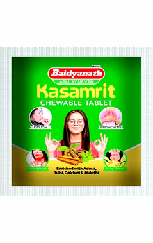 Baidyanath Kasamrit Chewable 4Tablet Pack Of-20