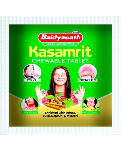 Baidyanath Kasamrit Chewable 4Tablet Pack Of-20-B181-1