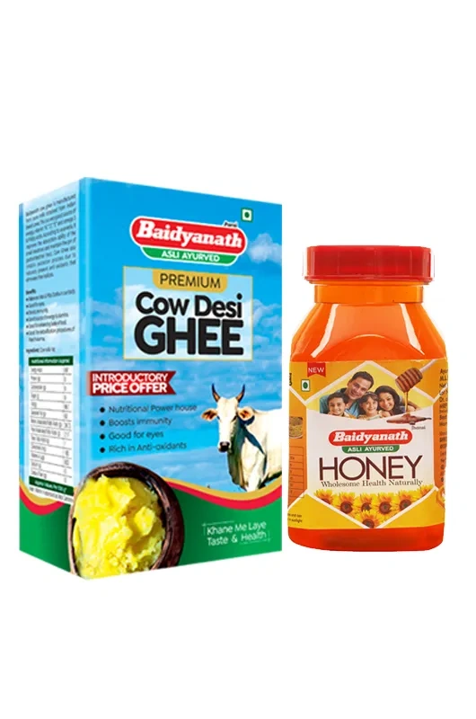 Premium Cow Desi Ghee1ltr With Honey 500Gm-B371-1