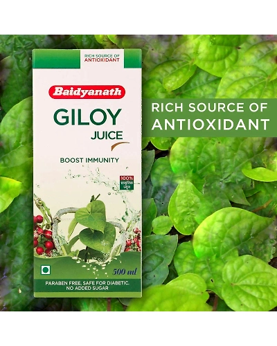 Baidyanth Giloy &amp; Aloevera Juice Supports With Energy-1+1LTR-1