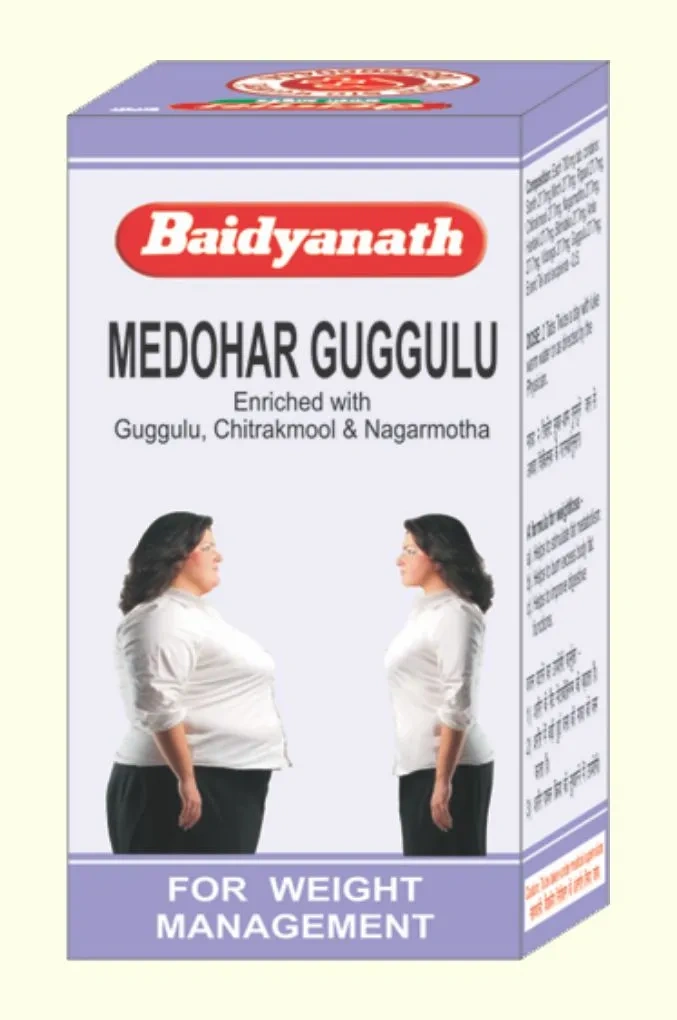 Baidyanath Medohar Guggulu For Weight Management 120Tab-B468-1