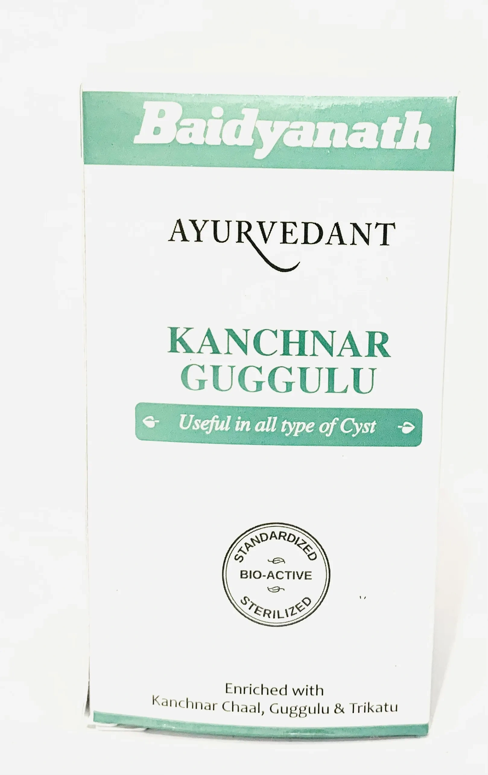 Baidyanath Ayurvedant Kanchnar Guggulu Useful In All Type Of Cyst-B472-1