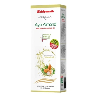 Ayu Almond Non Sticky Herbal Hair Oil