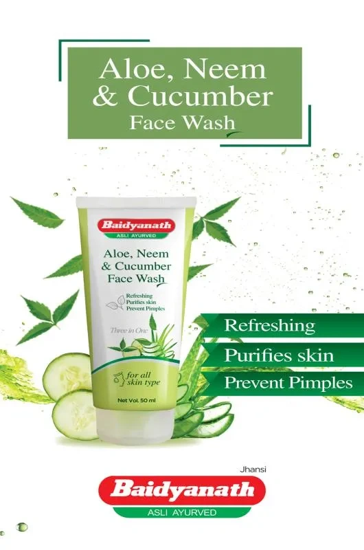 Aloe Neem And Cucumber Face Wash-B641-1