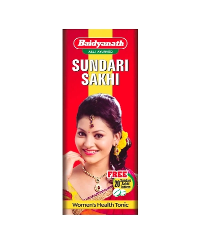 Baidyanath Sundari Sakhi 450ml With 45 Sundari Sakhi Tablet Free For Womens Health Tonic-B675-1