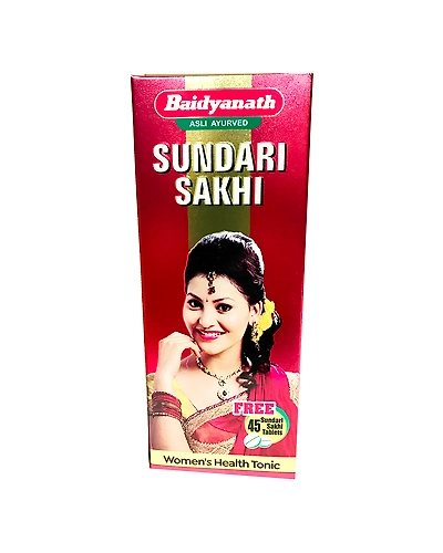 Baidyanath Sundari Sakhi 450ml With 45 Sundari Sakhi Tablet Free For Womens Health Tonic-450 ML-1
