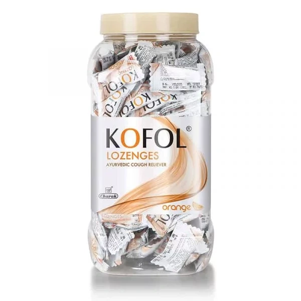 Kofol Lozenges Jar (Orange)-B635-1