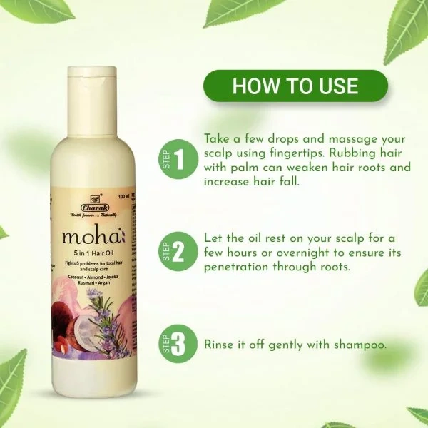 moha: 5 in 1 Hair Oil-Pack size of 100 ml and 200 ml-4