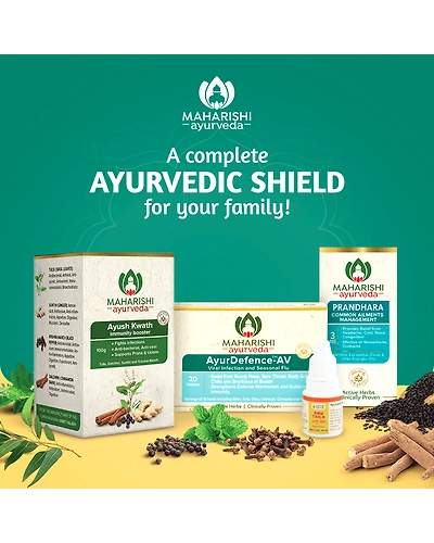 Ayur Defence Shield - For Seasonal Infections &amp; Flu-PACK -1-5