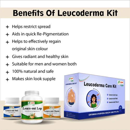 Ayurvedic Medicine for Vitiligo - Leucoderma Care Kit-PACK -1-2