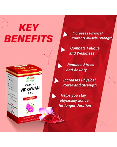 Kamini Vidrawan Ras Tablet (Kesar Yukta)-5 GM-2