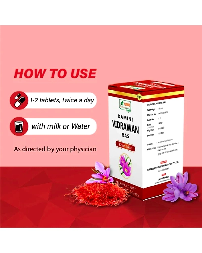 Kamini Vidrawan Ras Tablet (Kesar Yukta)-5 GM-3