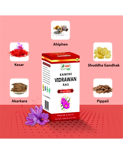Kamini Vidrawan Ras Tablet (Kesar Yukta)-5 GM-4