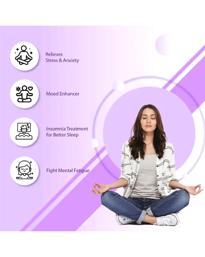 Ayurvedic Medicine for Stress - Stress Reliever Tablet-5 GM-1