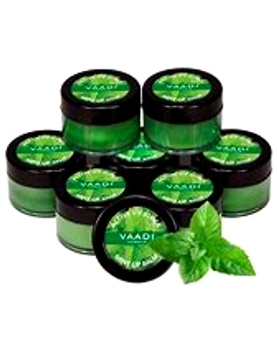 Vaadi Herbals Super Value Pack of 8 Lip Balm Mint-V340-1