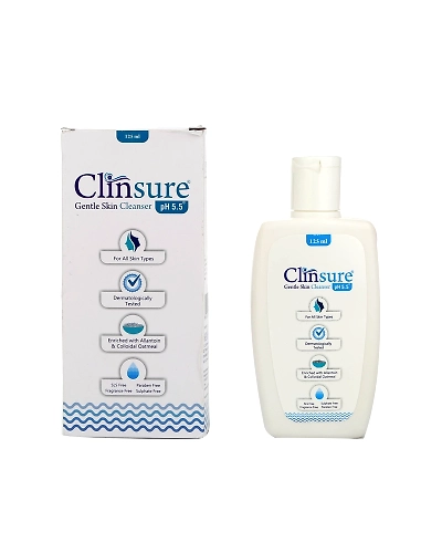 Clinsure Gentle Skin Cleanser with pH 5.5 | All Skin Types | Paraben &amp; Sulphate-Free-V641-1