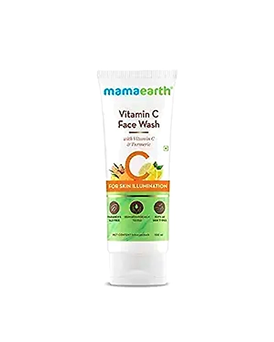 Mamaearth Vitamin C Face Wash for Healthy Skin | Paraben &amp; SLS-Free | All Skin Types-V989-1