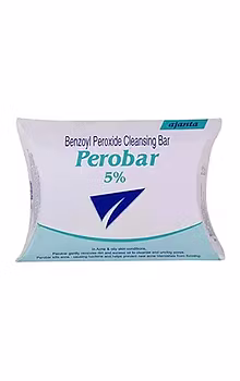 Perobar 2.5% Benzoyl Peroxide Cleansing Bar | For Acne & Skin Infections