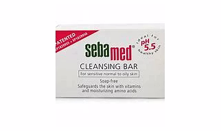 Sebamed Cleansing Bar with Vitamins for Sensitive Skin | Soap Free