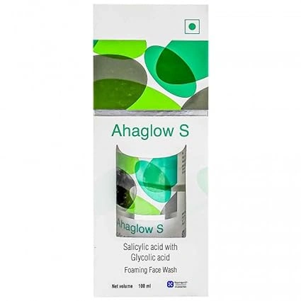 Ahaglow S Foaming Face Wash with Salicylic &amp; Glycolic Acid-Q31-1