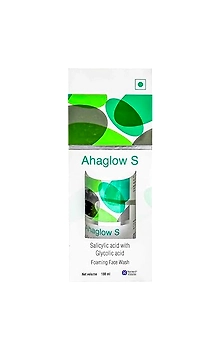 Ahaglow S Foaming Face Wash with Salicylic & Glycolic Acid