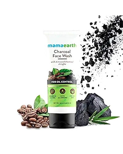 Mamaearth Charcoal Face Wash for Healthy Skin | Paraben &amp; SLS-Free | All Skin Types-Q86-1