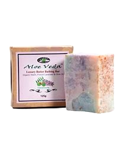 Aloe Veda Organic Neem French Lavender and Olive Oil Luxury Butter Bar-Q163-1