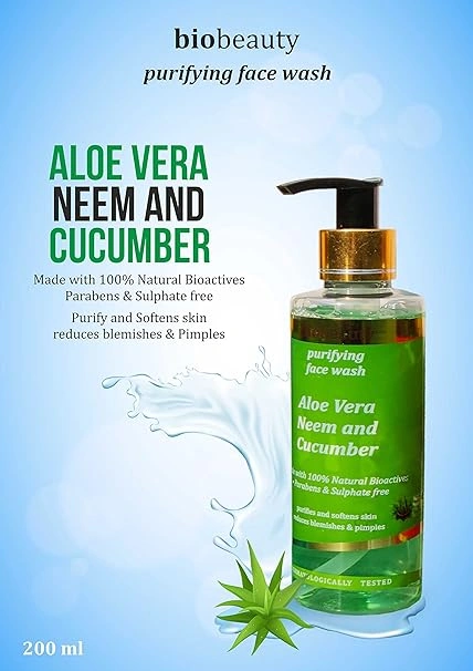 Bio Beauty Self Foaming Face Wash Cucumber &amp; Neem-Q206-1