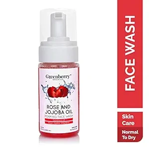 Greenberry Organics Rose and Jojoba Oil Foaming Face Wash-Q786-1