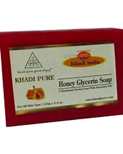 Khadi Organique Honey Glycerin Soap-Q805-1