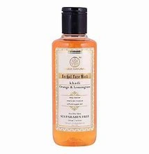 Khadi Organique Natural Face Wash Orange and Lemongrass SLS Paraben Free-Q816-1