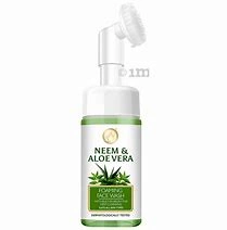 Mom &amp; World Face Wash Neem &amp; Aloe Vera Foaming with Brush-Q915-1