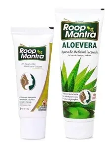 Roop Mantra Combo Pack of Face Cream 15gm &amp; Aloevera Face Wash 115ml-W38-1