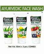 Roop Mantra Combo Pack of Mix Fruit, Neem &amp; Lime Mint Face Wash (50ml Each)-W121-1