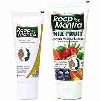 Roop Mantra Combo Pack of Face Cream 15gm &amp; Mix Fruit Face Wash 50ml-W131-1