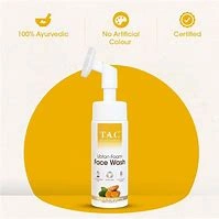 TAC The Ayurveda Co. Ubtan Foaming Face Wash for Glow &amp; Brightening-W207-1