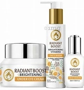 Mom &amp; World Combo Pack of Radiant Boost Brightening Under Eye Cream 30gm, Vitamins Face Wash 100ml and Vitamins Face Serum 25ml-W328-1