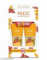 VLCC Natural Science Turmeric &amp; Berberis Face Wash with Anti Tan Face Wash Free ( 150ml Each)-W366-1