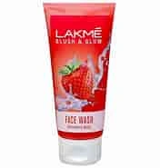 Lakme Blush &amp; Glow Face Wash Strawberry Blast-W391