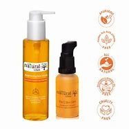 Natural Vibes Combo Pack of Brightening Face Wash 120ml and Vita C Face Serum 30ml-W504