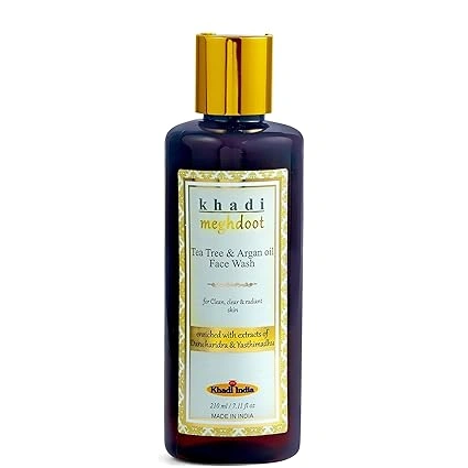 Khadi Meghdoot Tea Tree &amp; Argan Oil Face Wash-W579