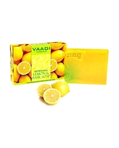 Vaadi Herbals Refreshing Lemon and Basil Soap-W602-1