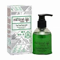 Natural Vibes Ayurvedic Tea Tree Face Wash-W629-1